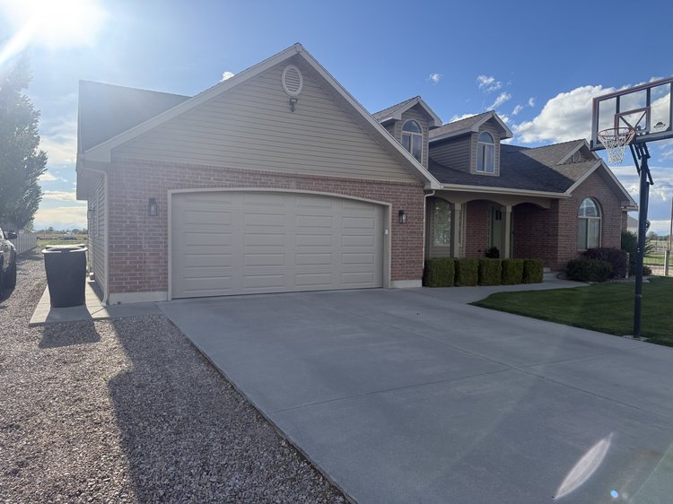 Garage door after installation in Hooper
